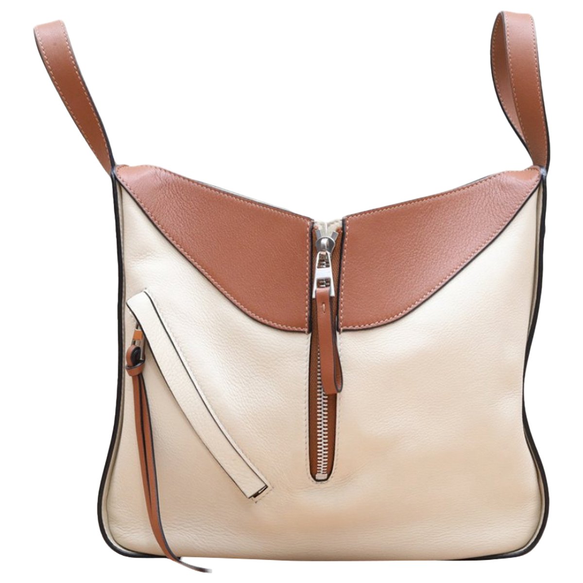 Hammock leather handbag