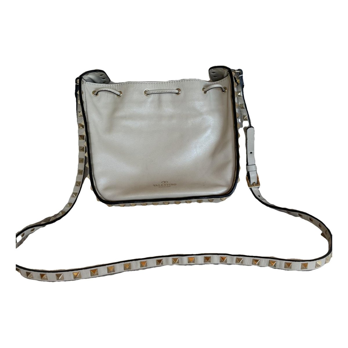 Micro Rockstud leather crossbody bag