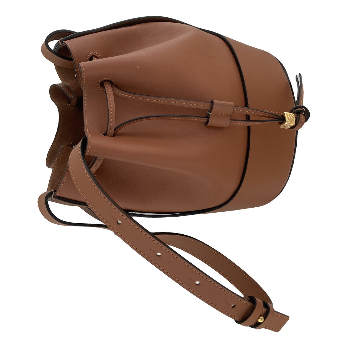 Balloon leather bag