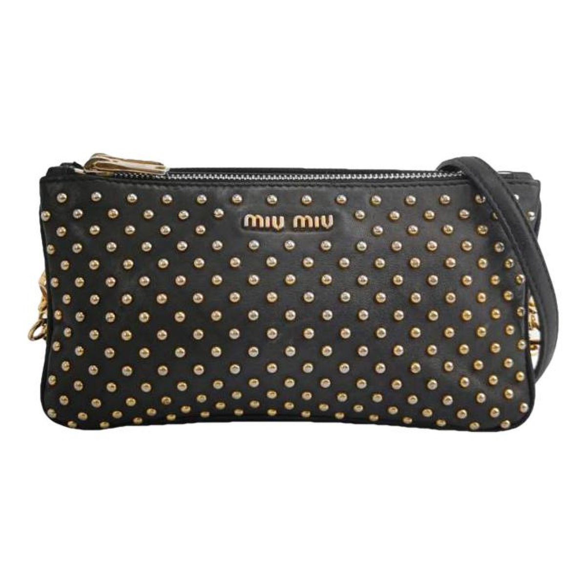 Miu Confidential leather crossbody bag