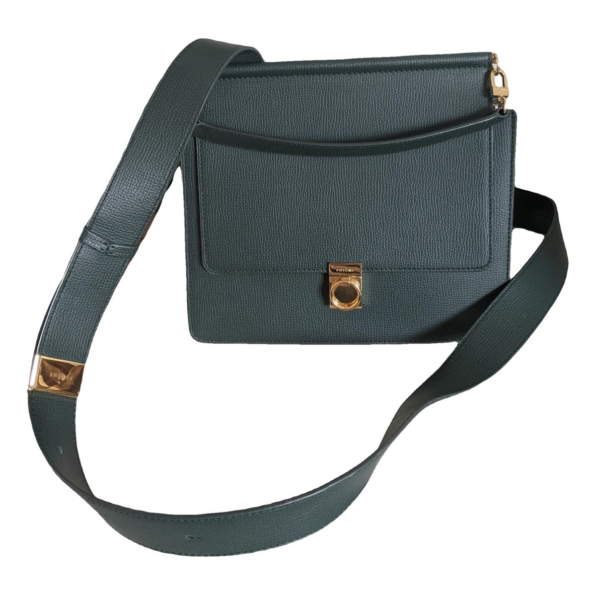 Numéro Sept leather crossbody bag