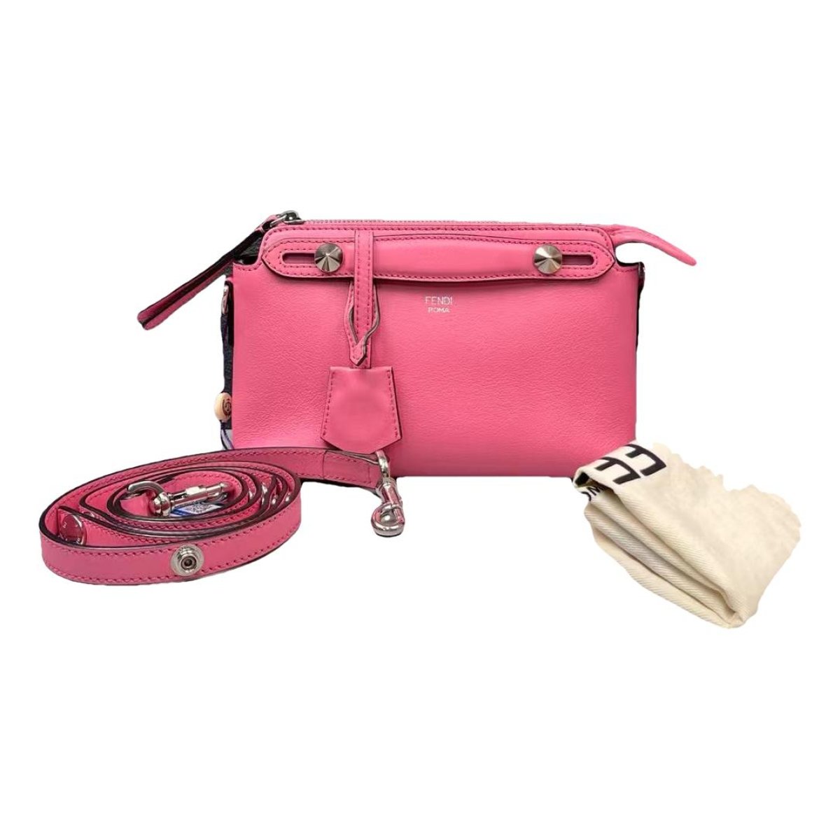 Dot Com leather handbag