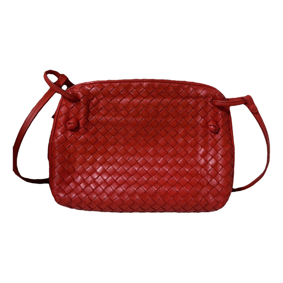 Loop leather crossbody bag