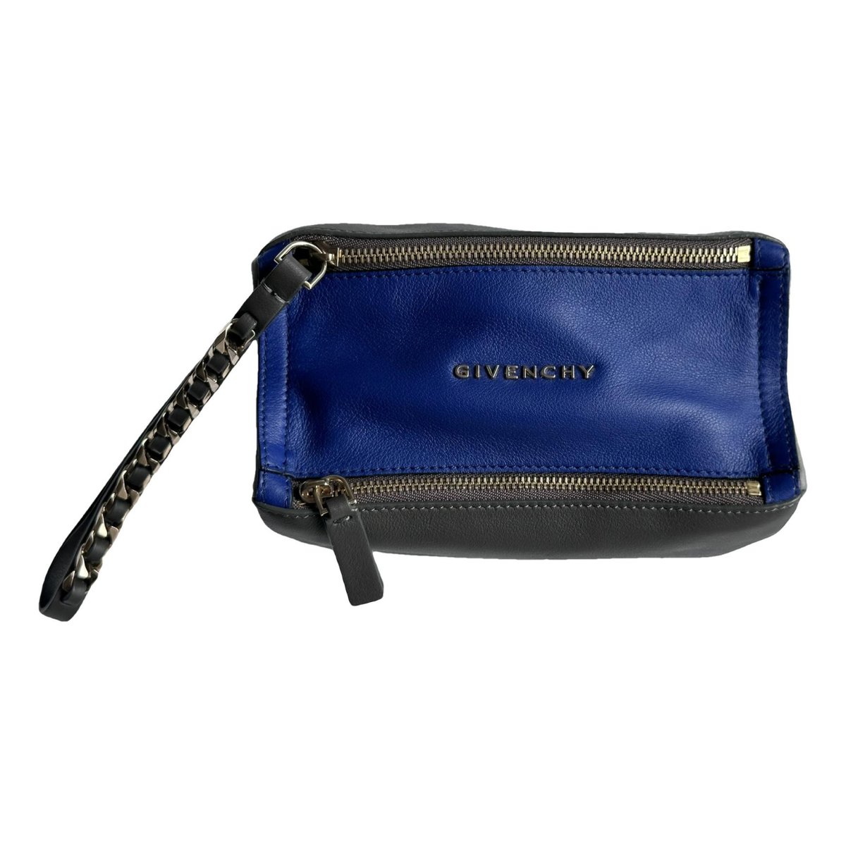 Pandora leather clutch bag