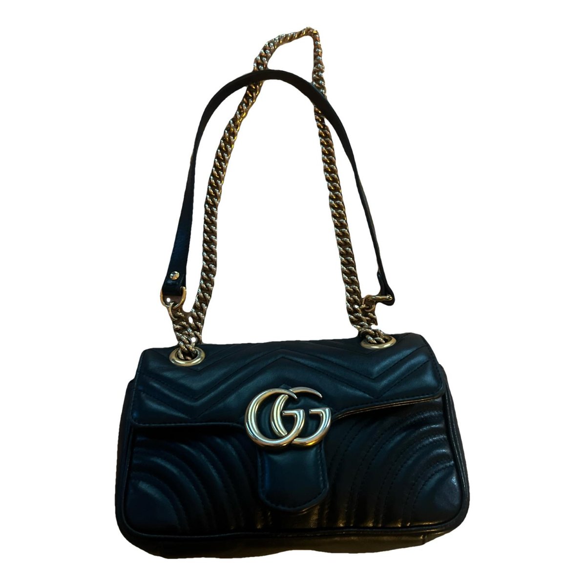GG Marmont Flap leather crossbody bag