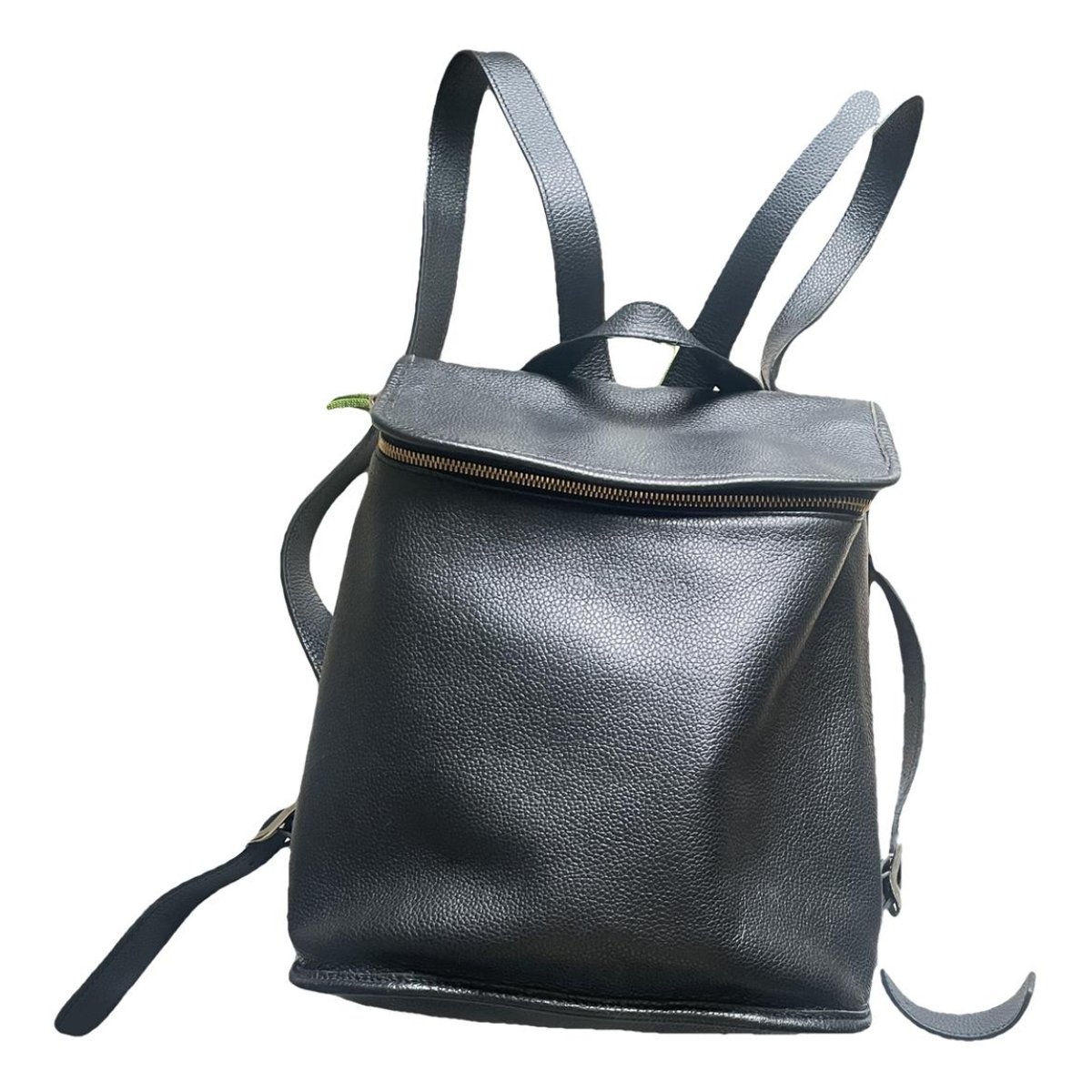 Foulonné leather backpack