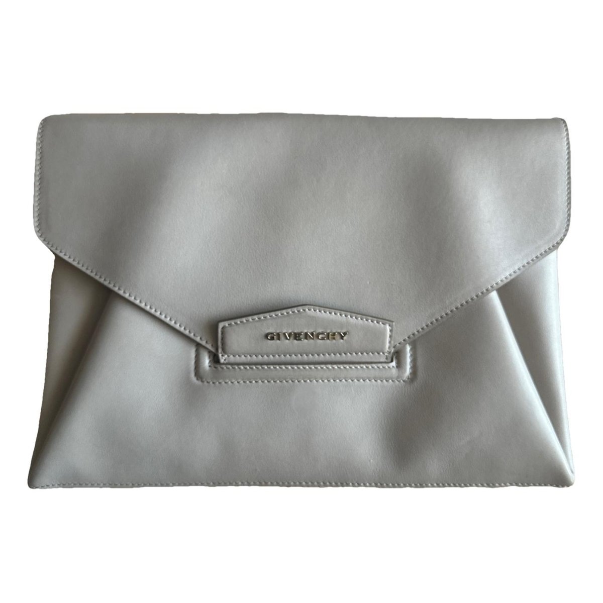 Antigona leather clutch bag