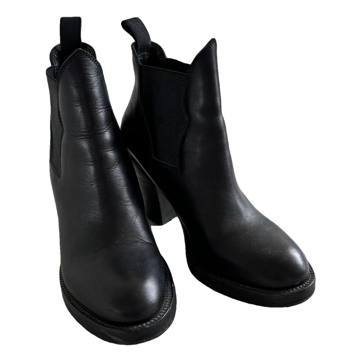 Star leather western boots