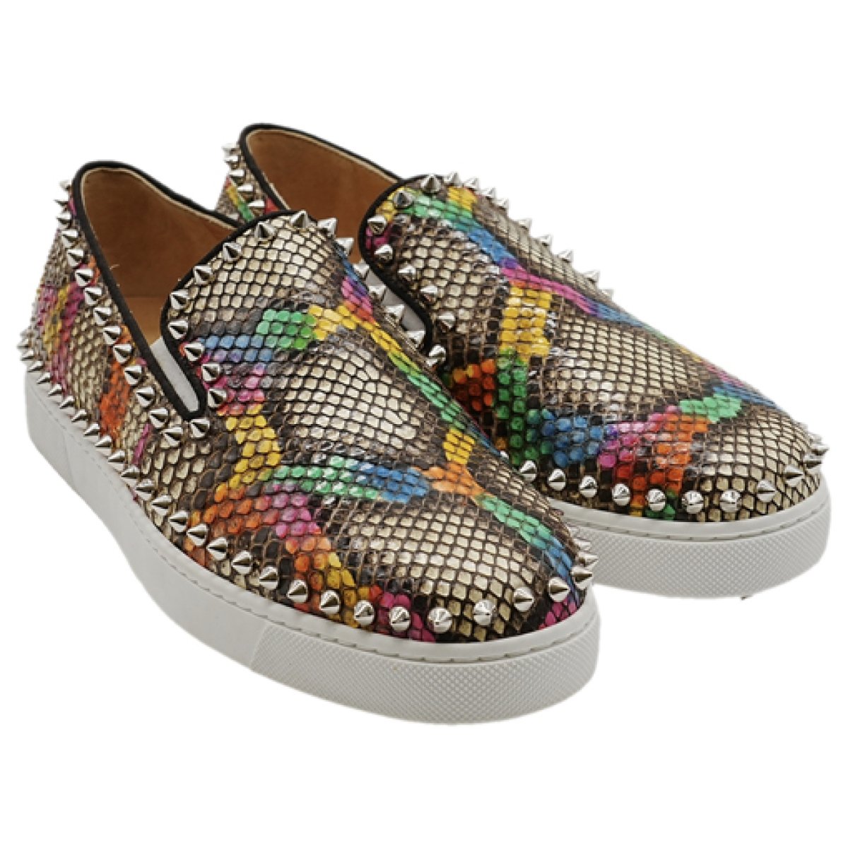 Roller Boat leather trainers