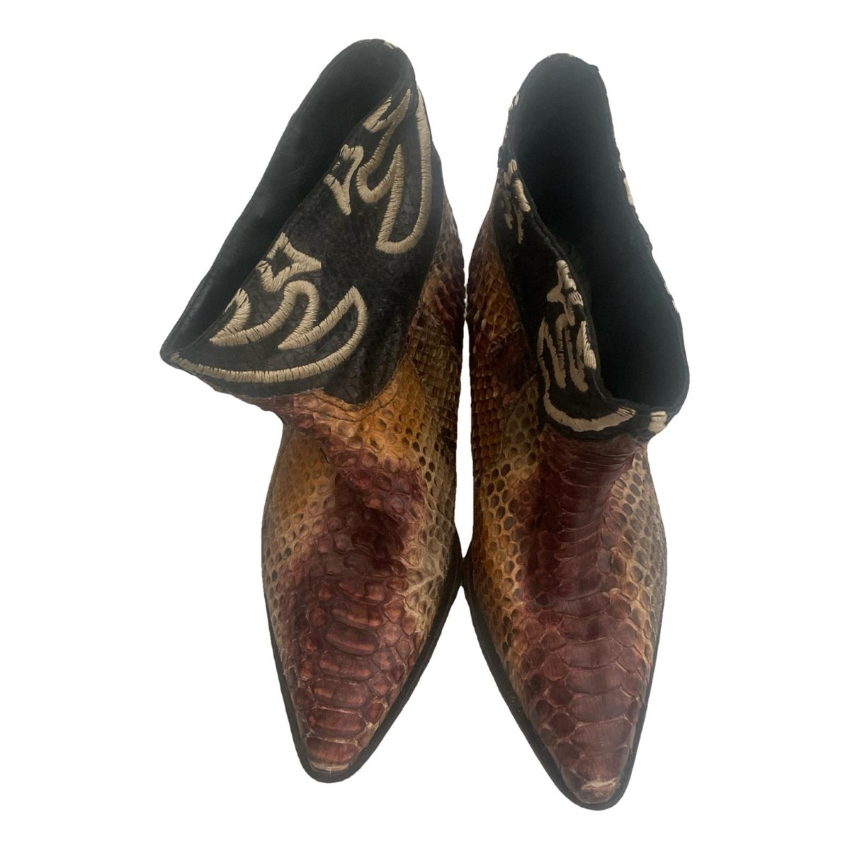 Abby leather cowboy boots