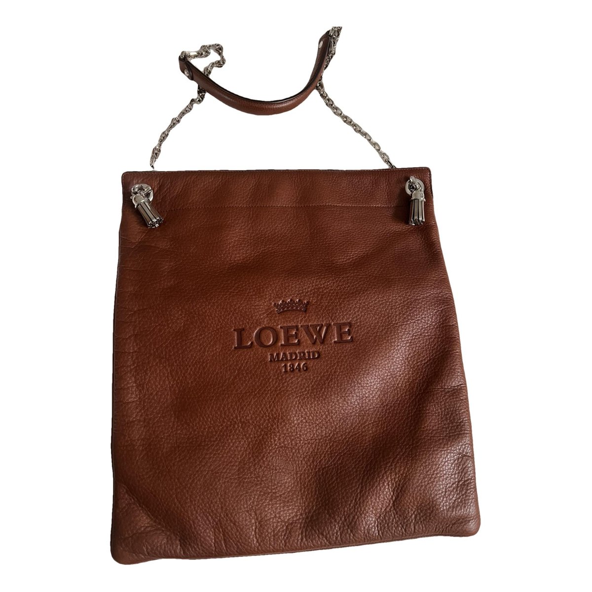 T Shopper leather handbag