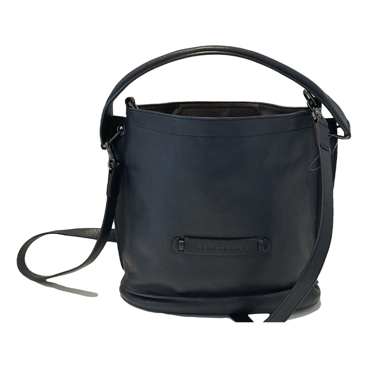 3D leather crossbody bag