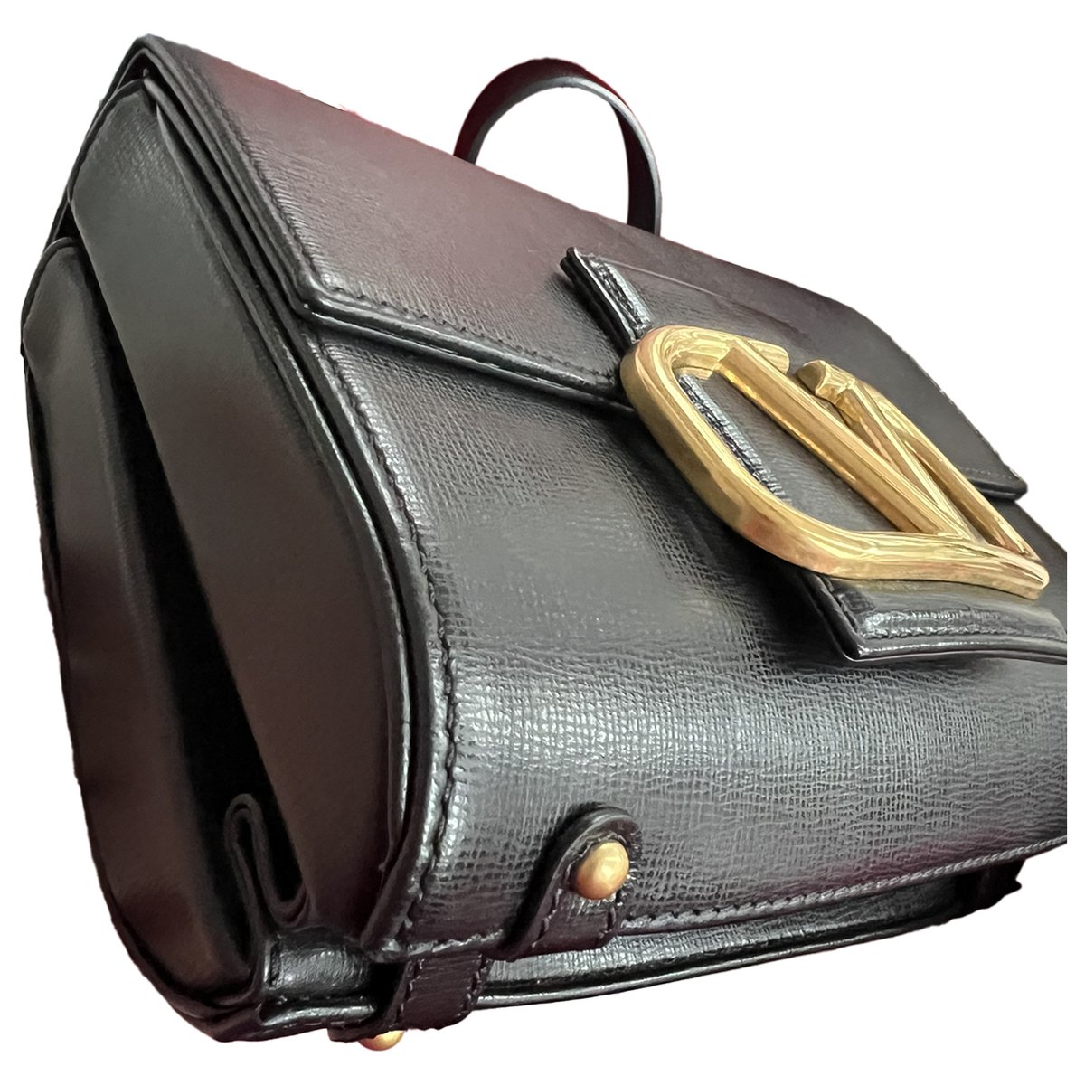 Stud Sign leather handbag