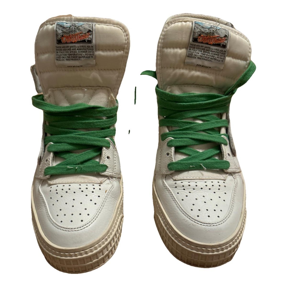 Off-Court leather trainers