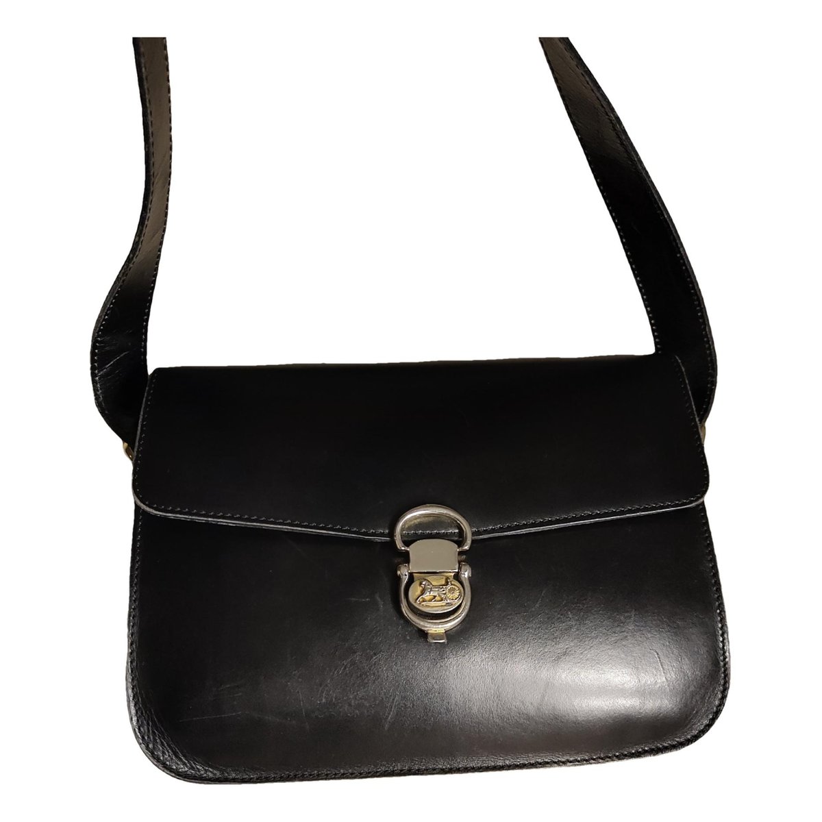 Triomphe leather handbag