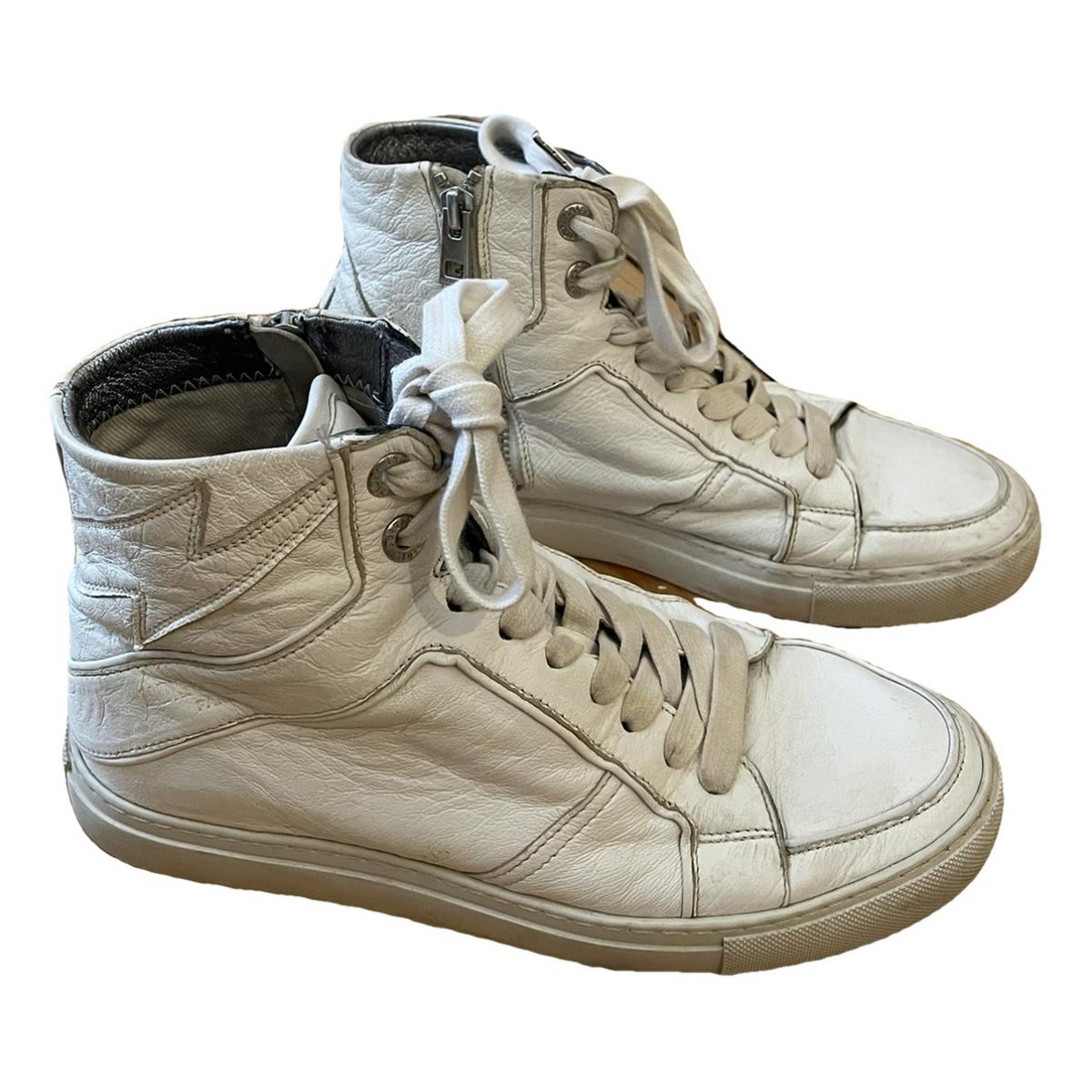 ZV1747 Flash leather trainers