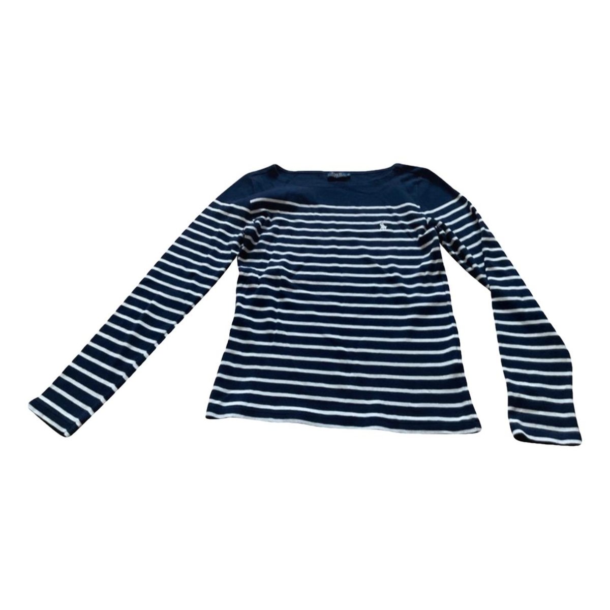 Polo cintré manches longues jersey top