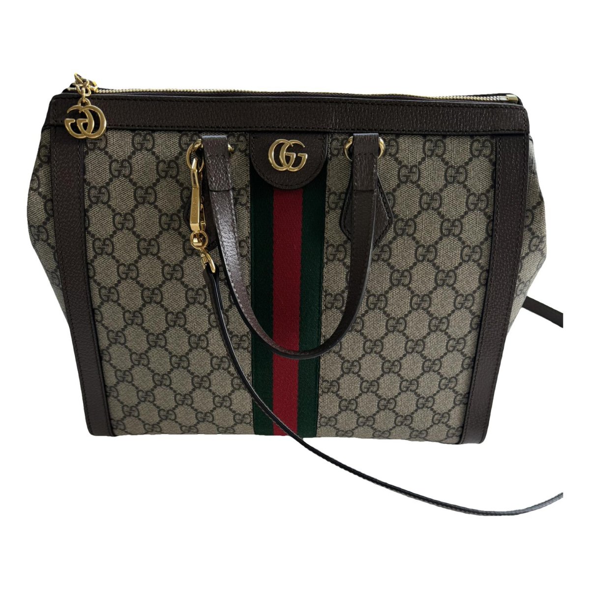 Ophidia Top Handle cloth handbag