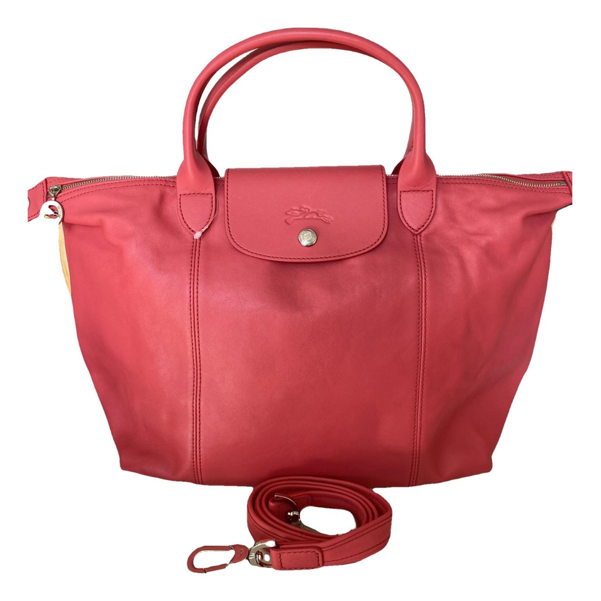 Pliage leather crossbody bag