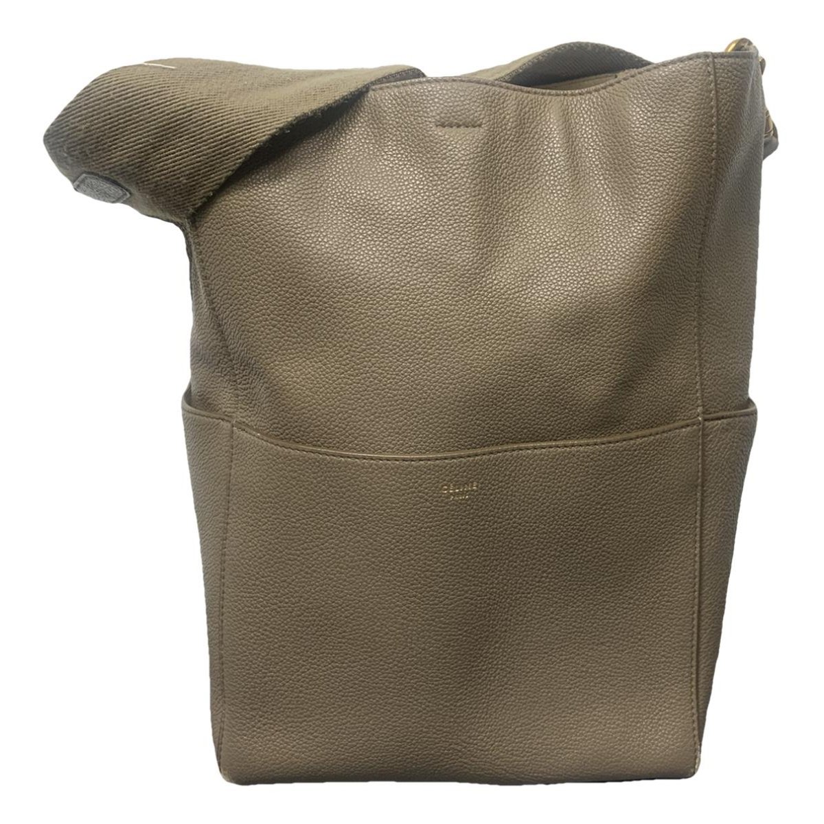 Seau Sangle leather tote