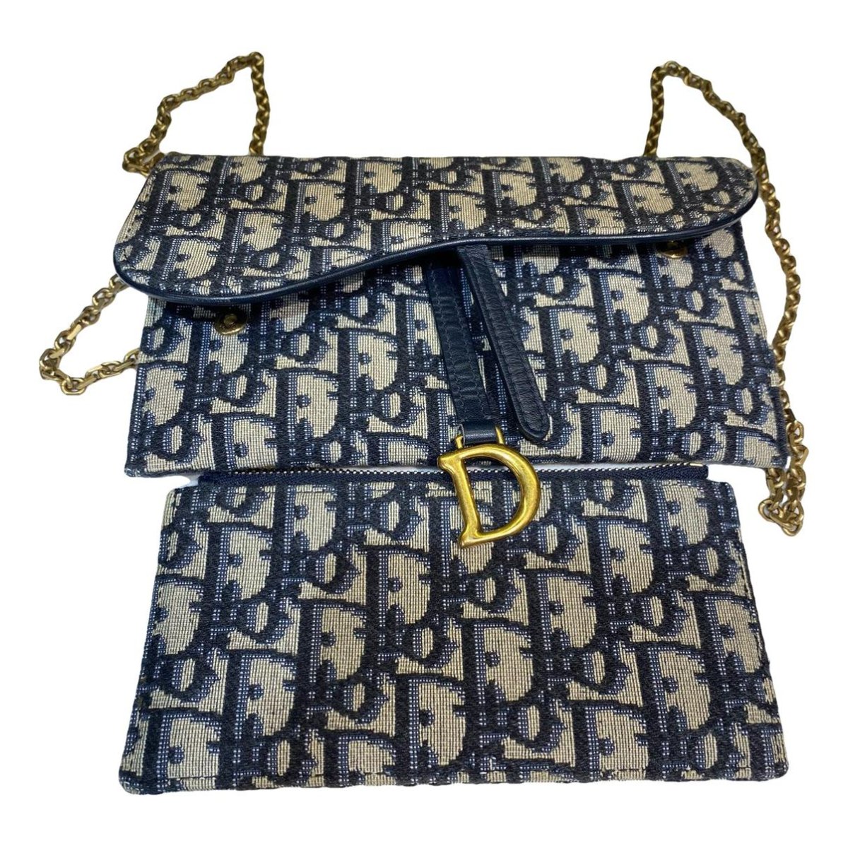 Saddle Wallet On Chain cloth handbag