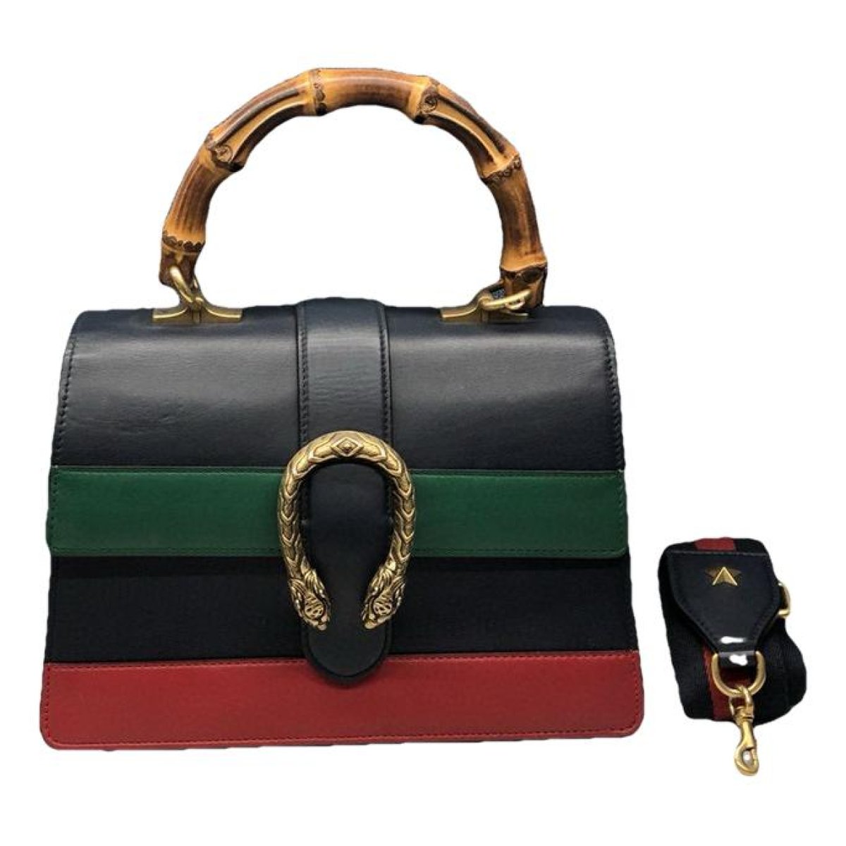 Dionysus Bamboo leather handbag