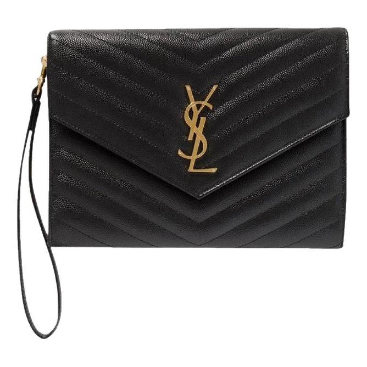 Portefeuille enveloppe leather clutch bag
