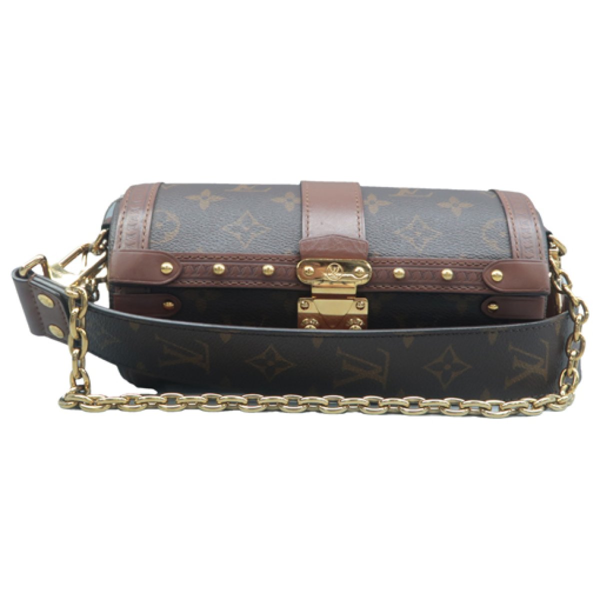 Papillon Trunk leather handbag
