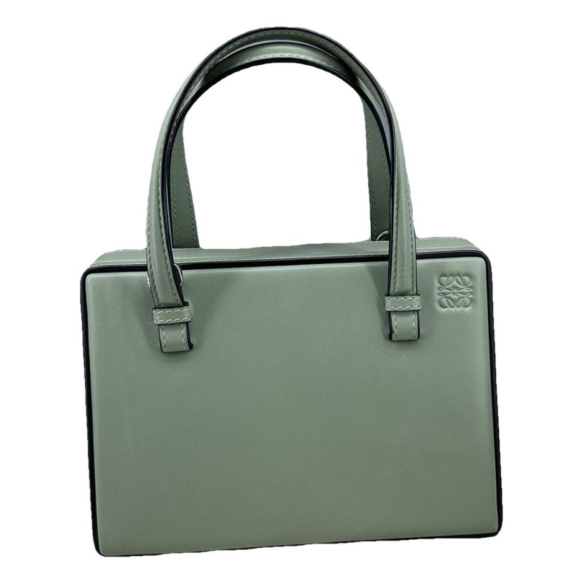 Postal leather handbag