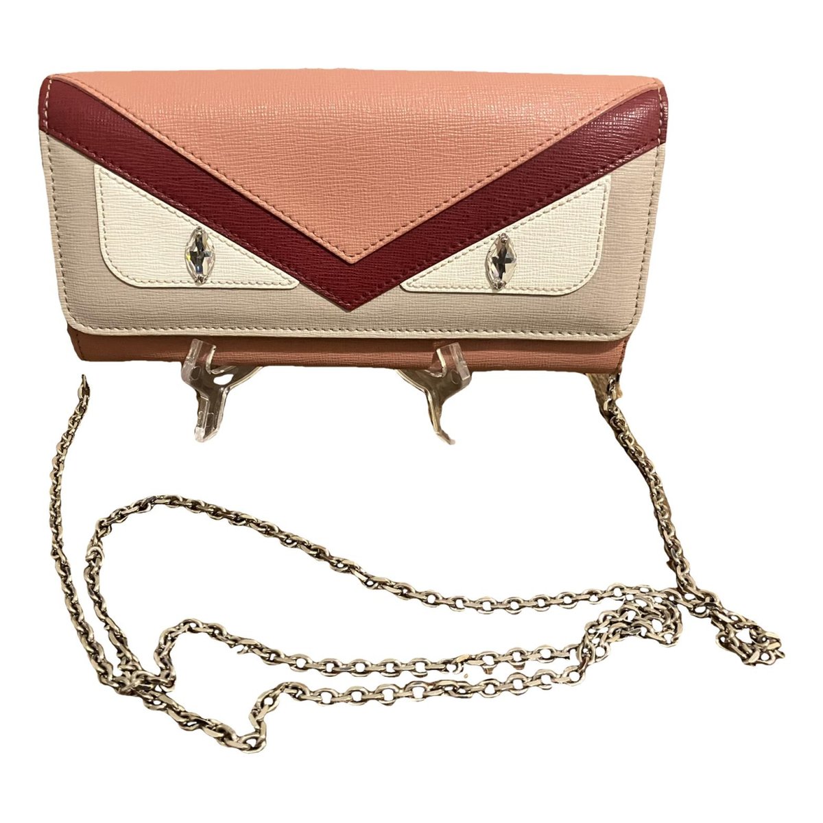 Wallet On Chain leather mini bag