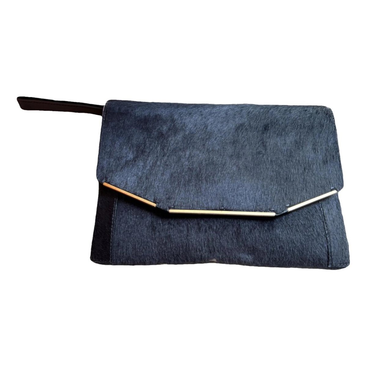 Pony-style calfskin clutch bag
