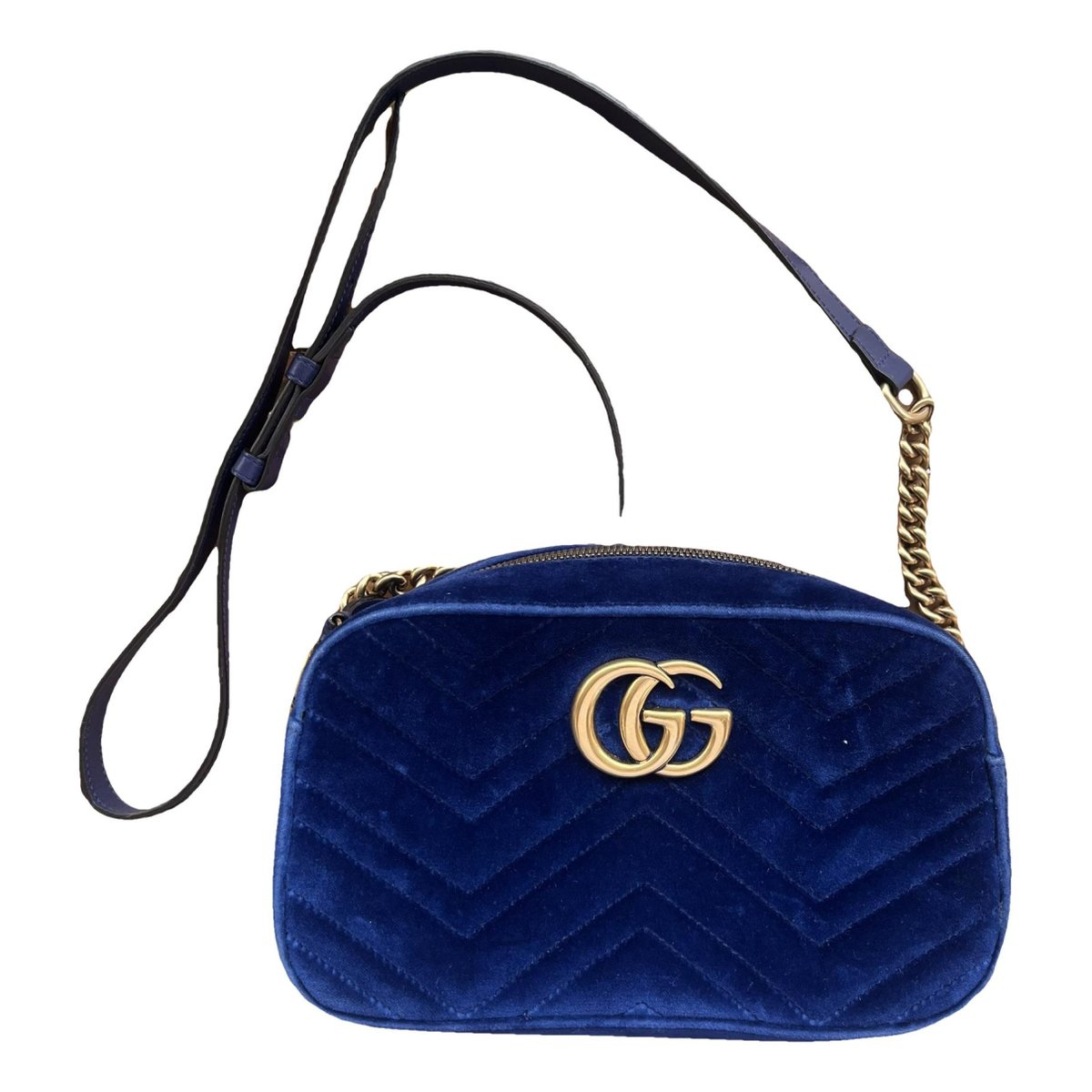 GG Marmont velvet crossbody bag