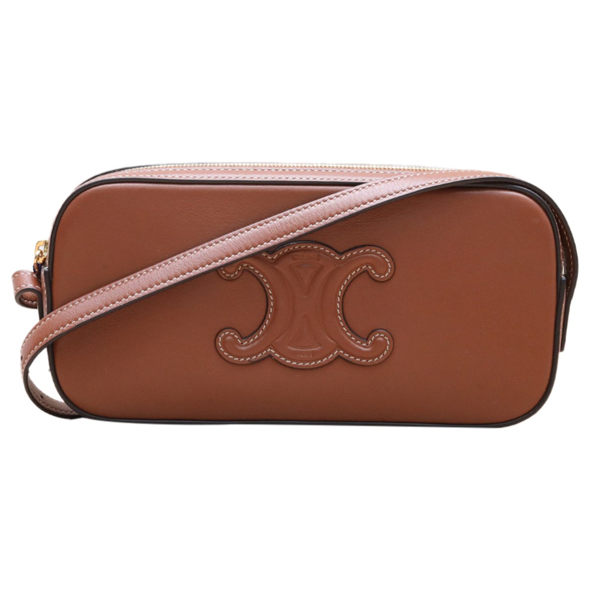 Triomphe leather handbag