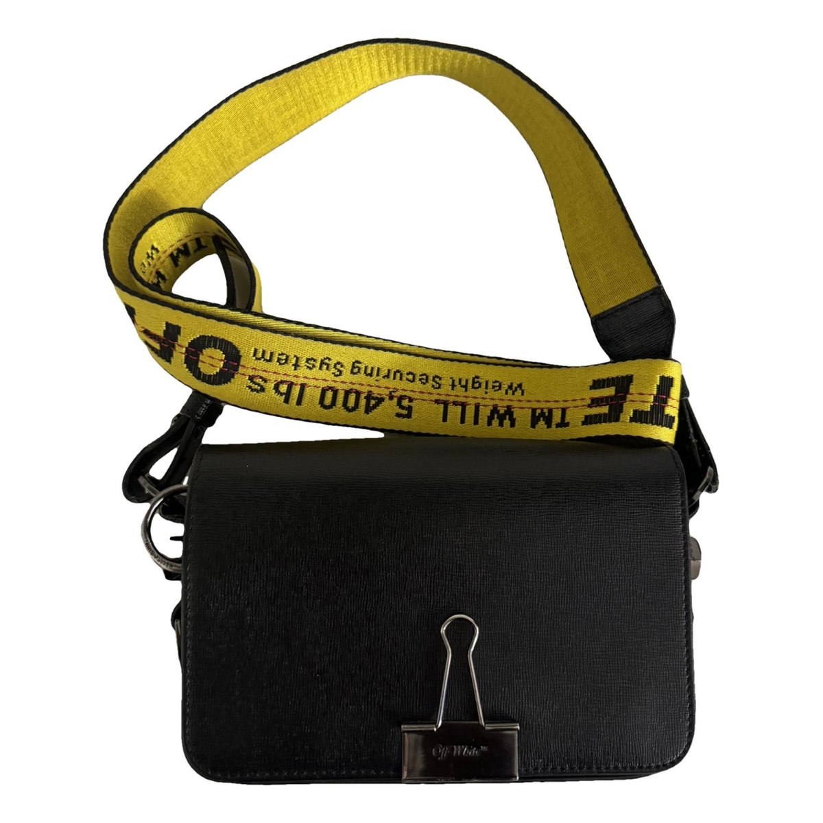 Binder leather crossbody bag