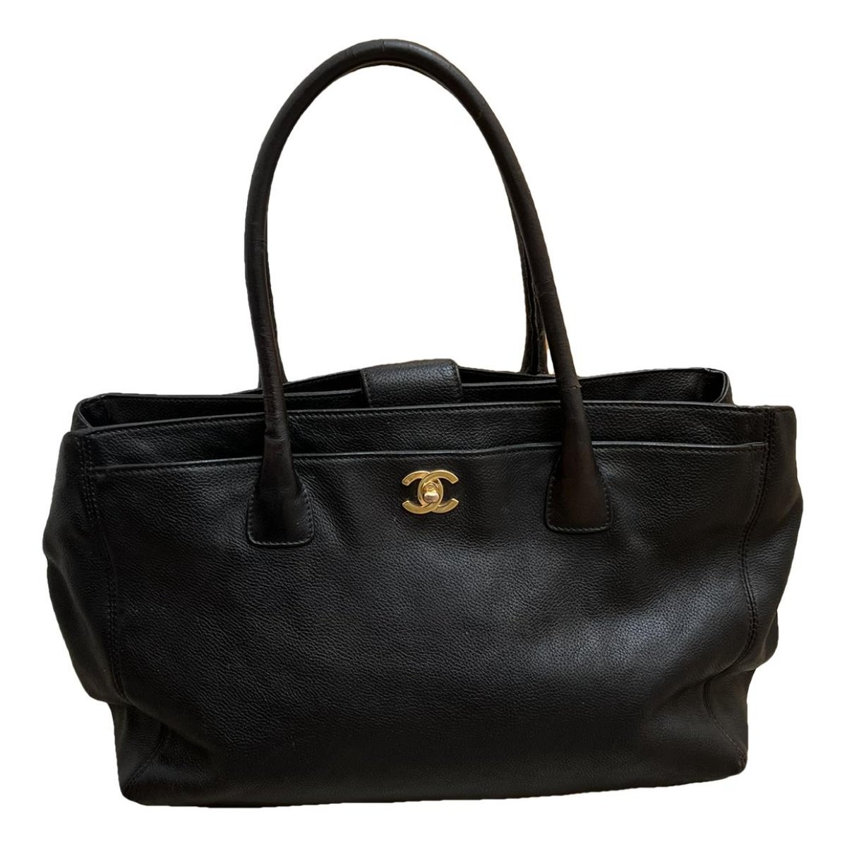 Executive leather tote