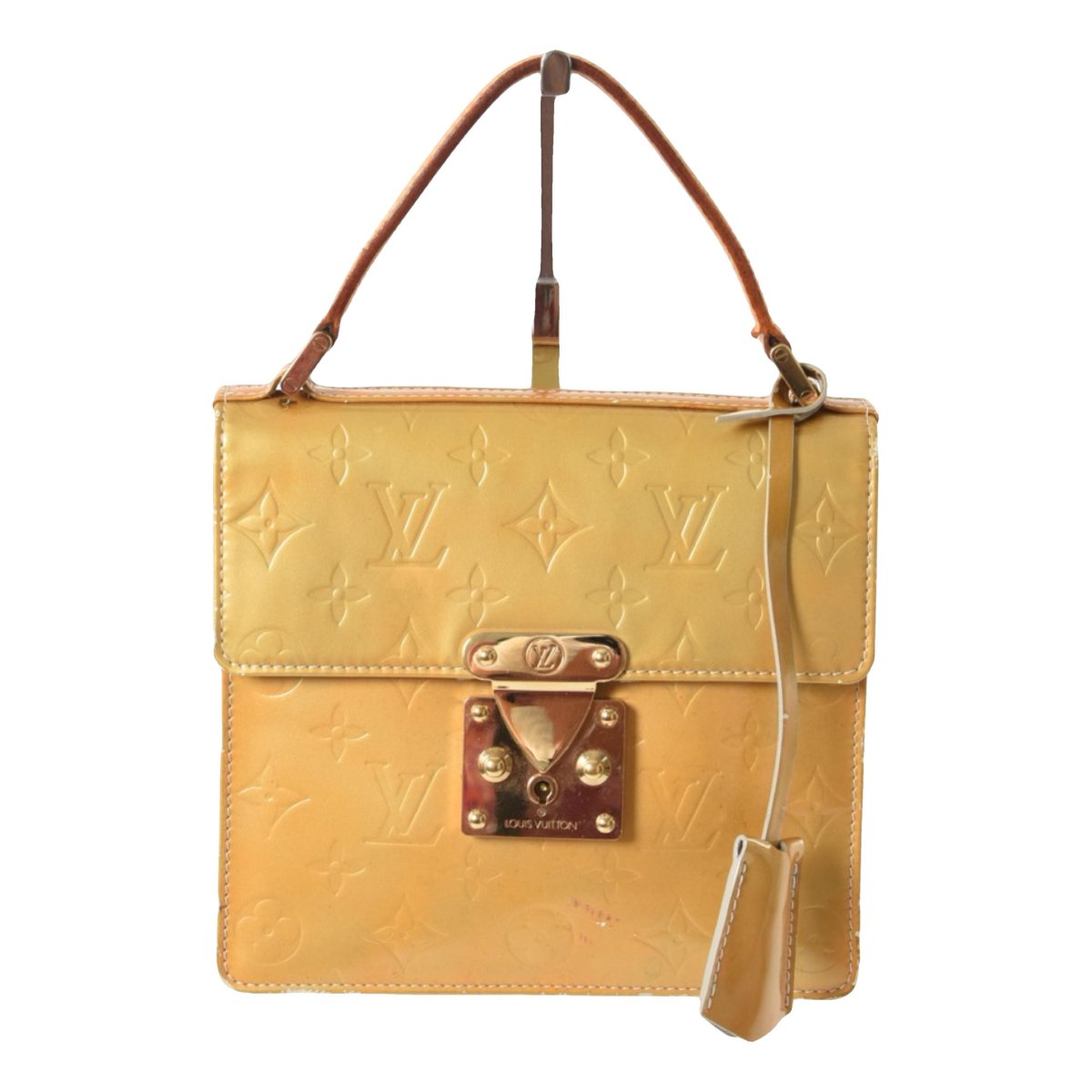Spring street patent leather handbag
