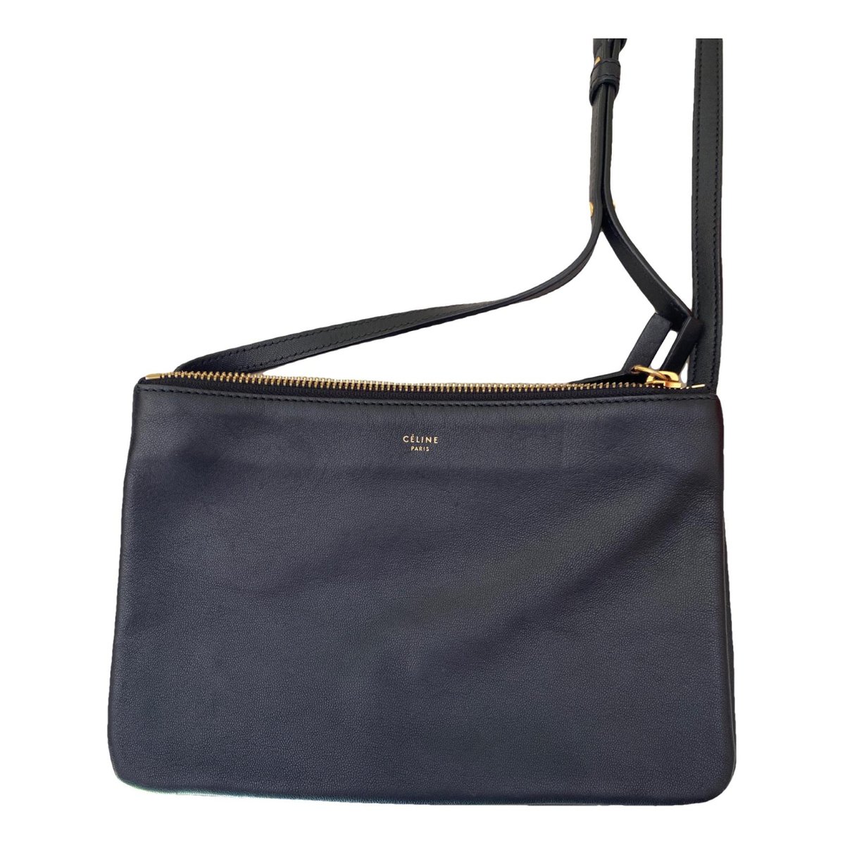 Trio leather crossbody bag