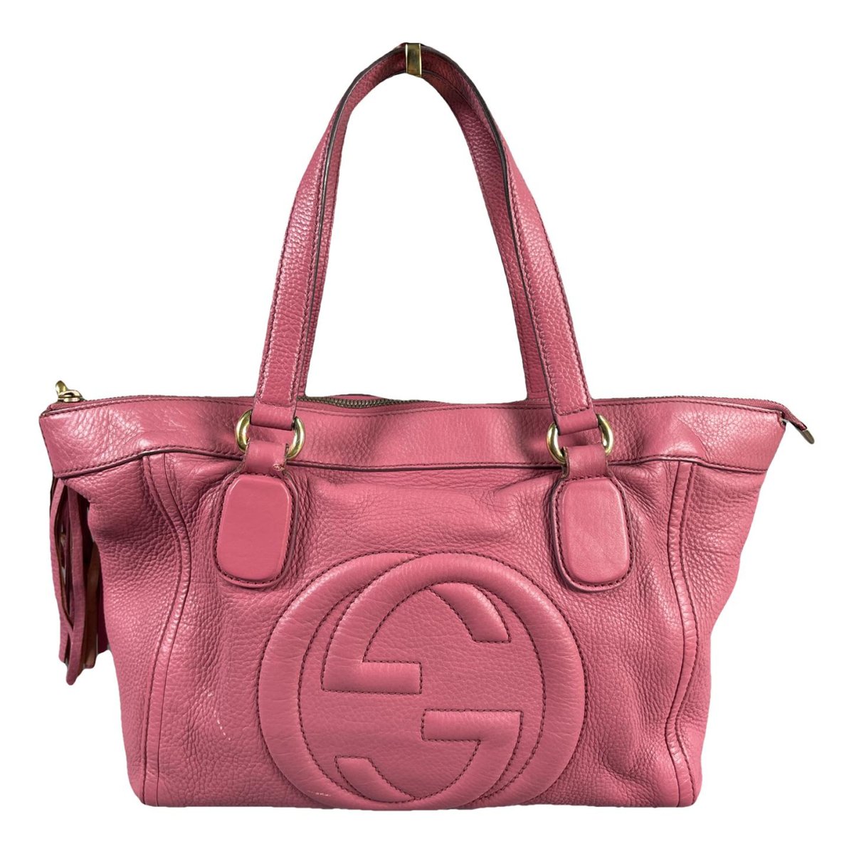 Soho Top Handle leather handbag