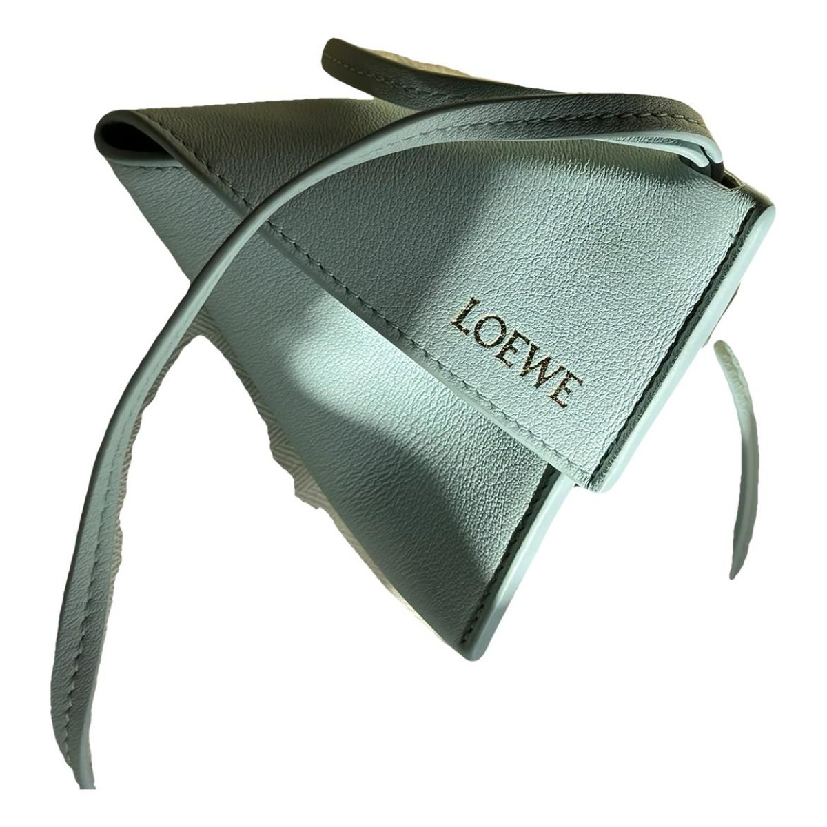 Puzzle leather purse