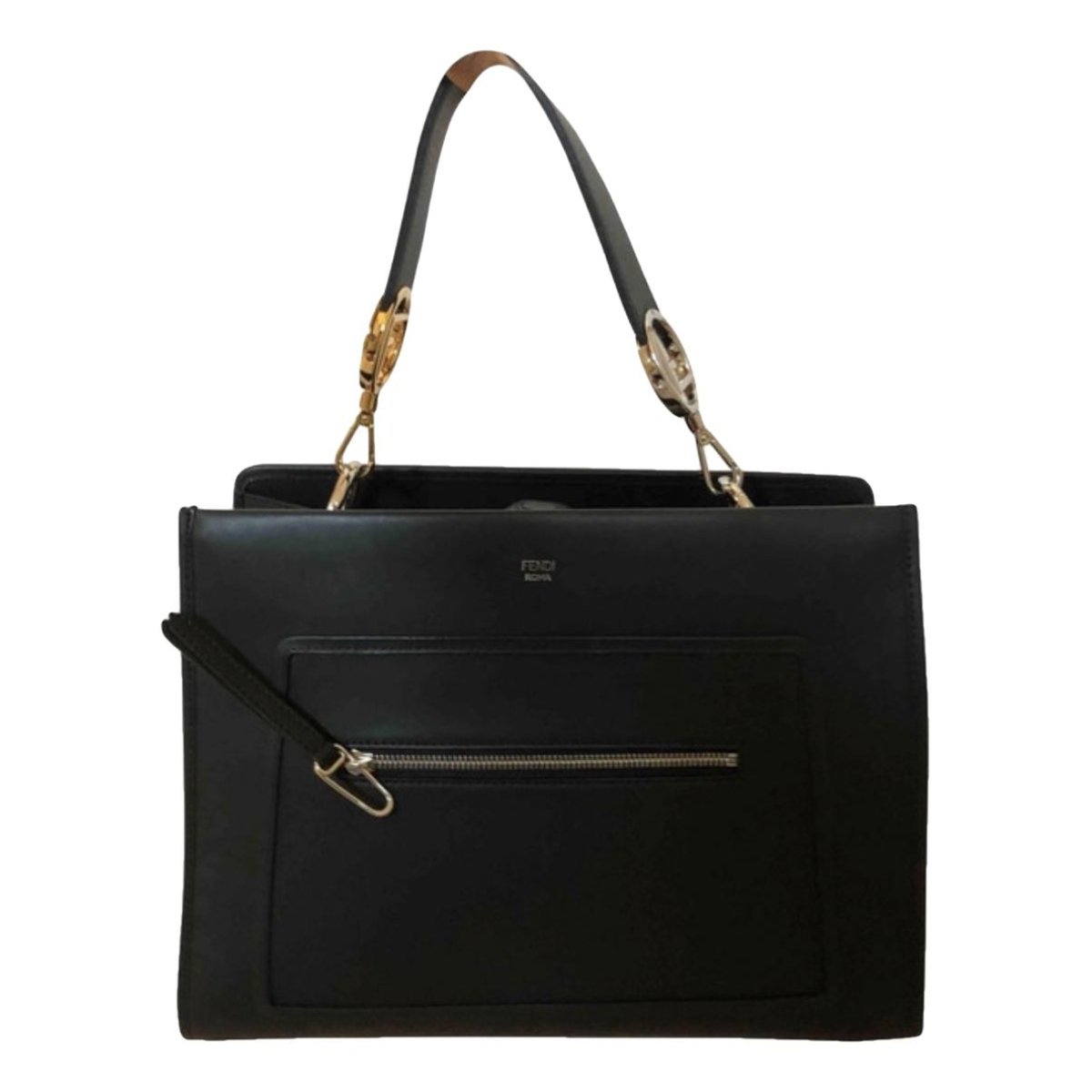 Runaway leather handbag