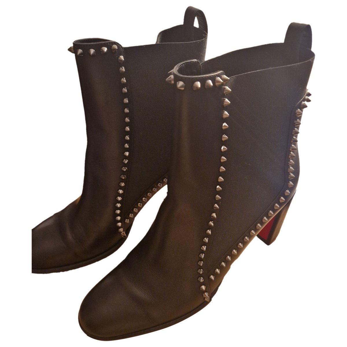 Suzy Folk leather ankle boots