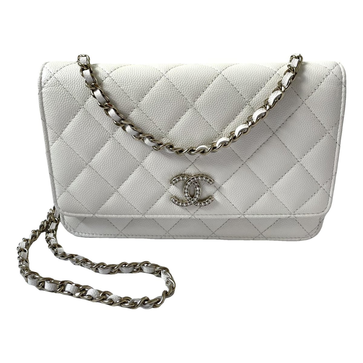 Trendy CC Wallet on Chain leather crossbody bag
