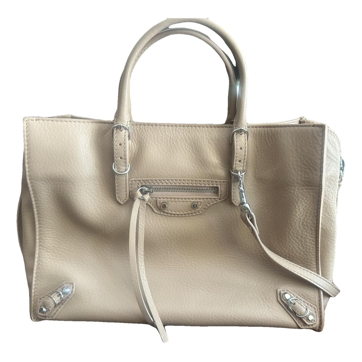 Papier leather tote
