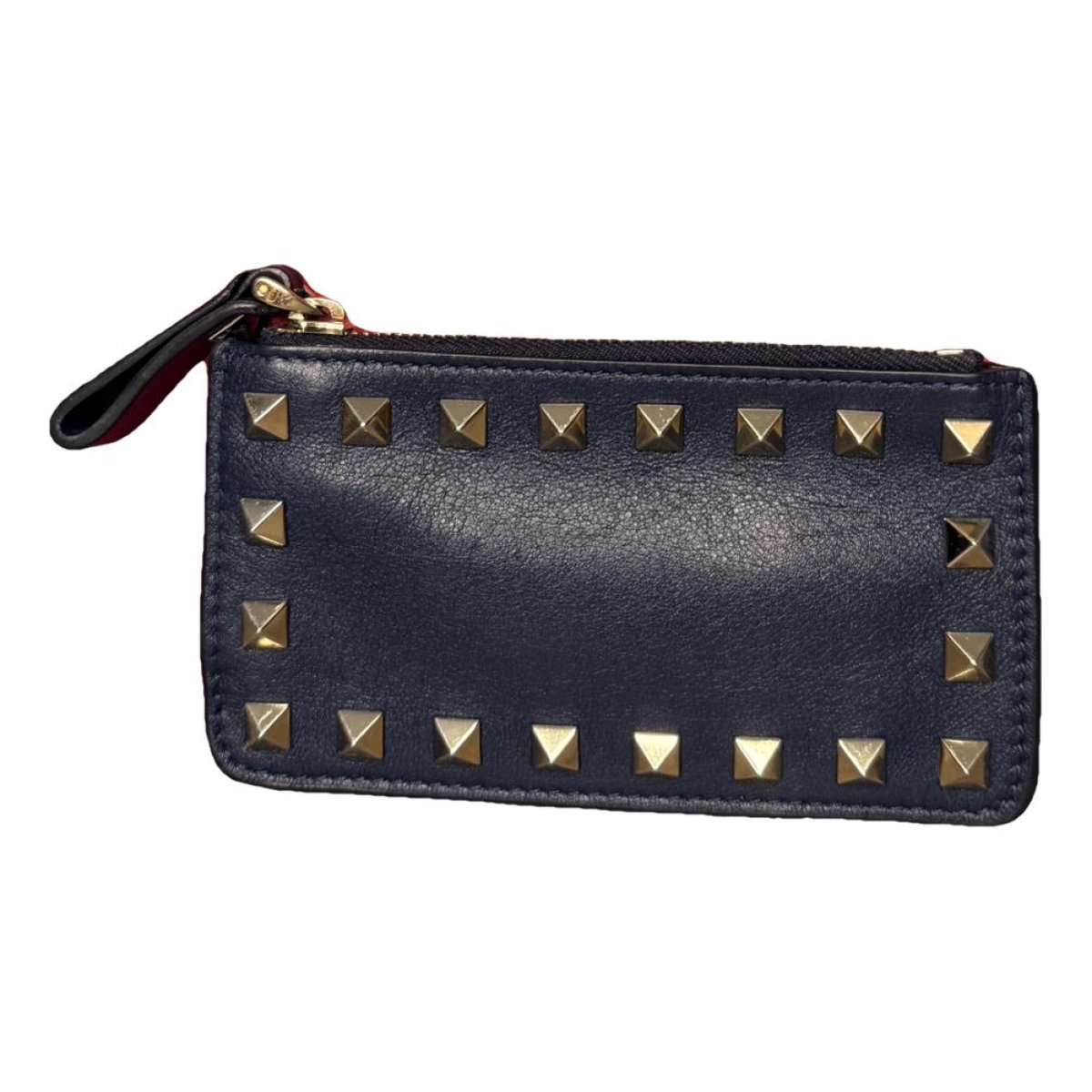 Rockstud leather wallet