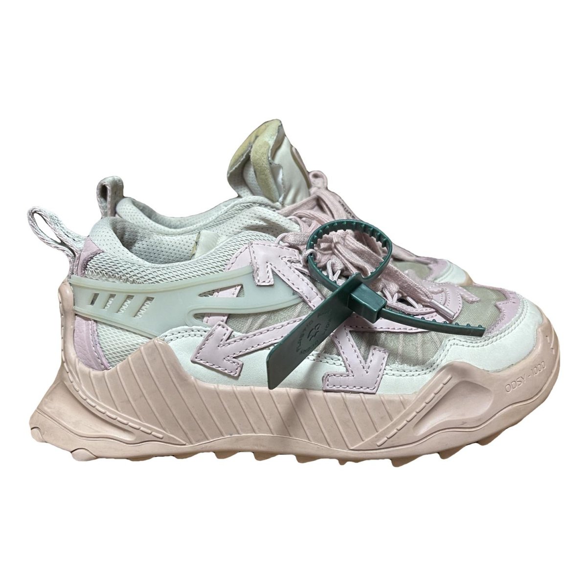 Odsy-1000 leather trainers