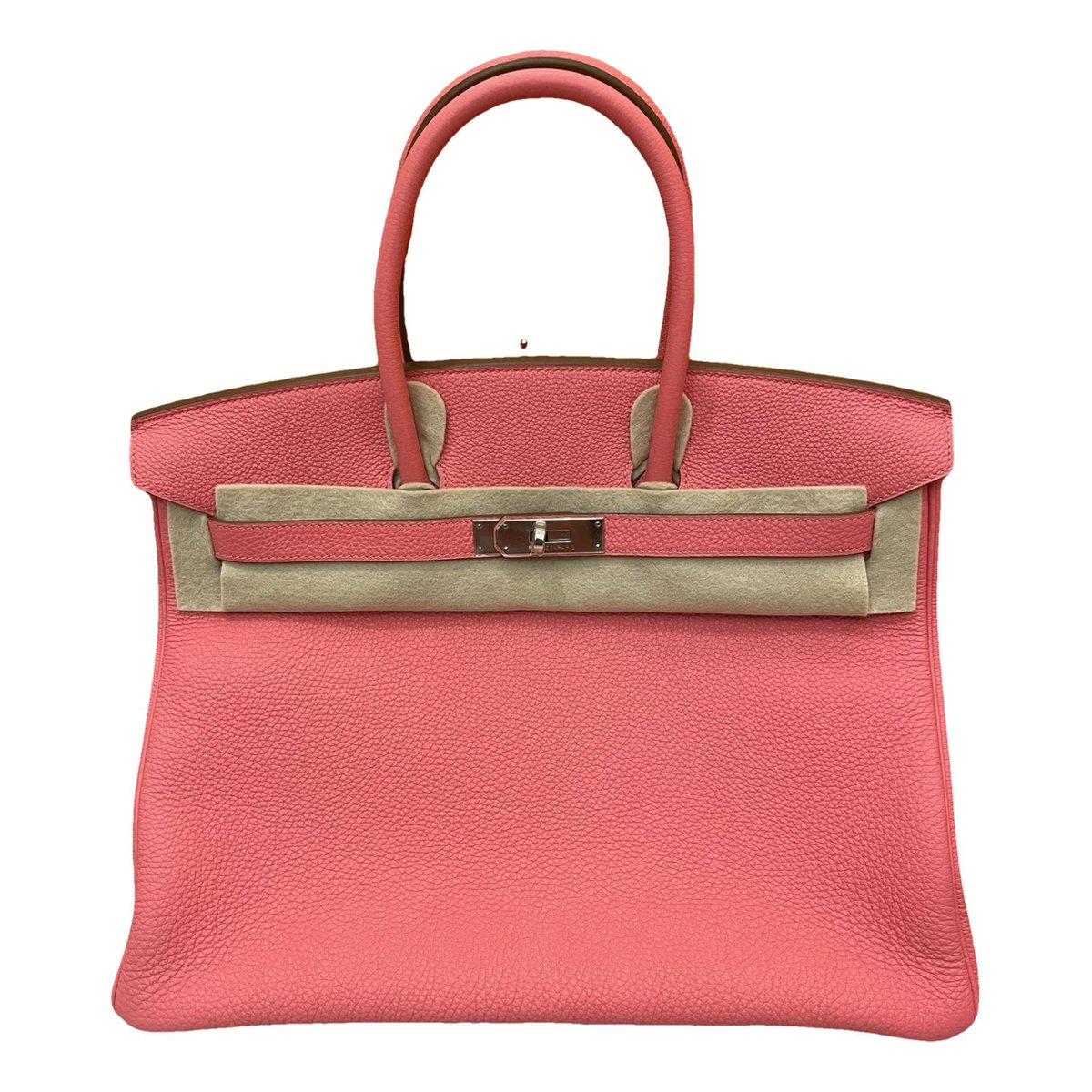 Birkin 35 leather handbag