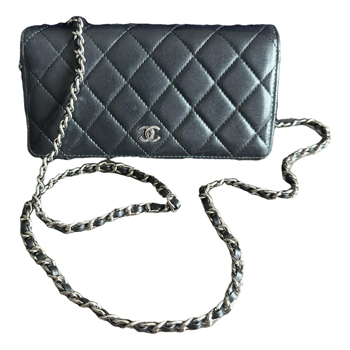Wallet On Chain Timeless/Classique leather crossbody bag