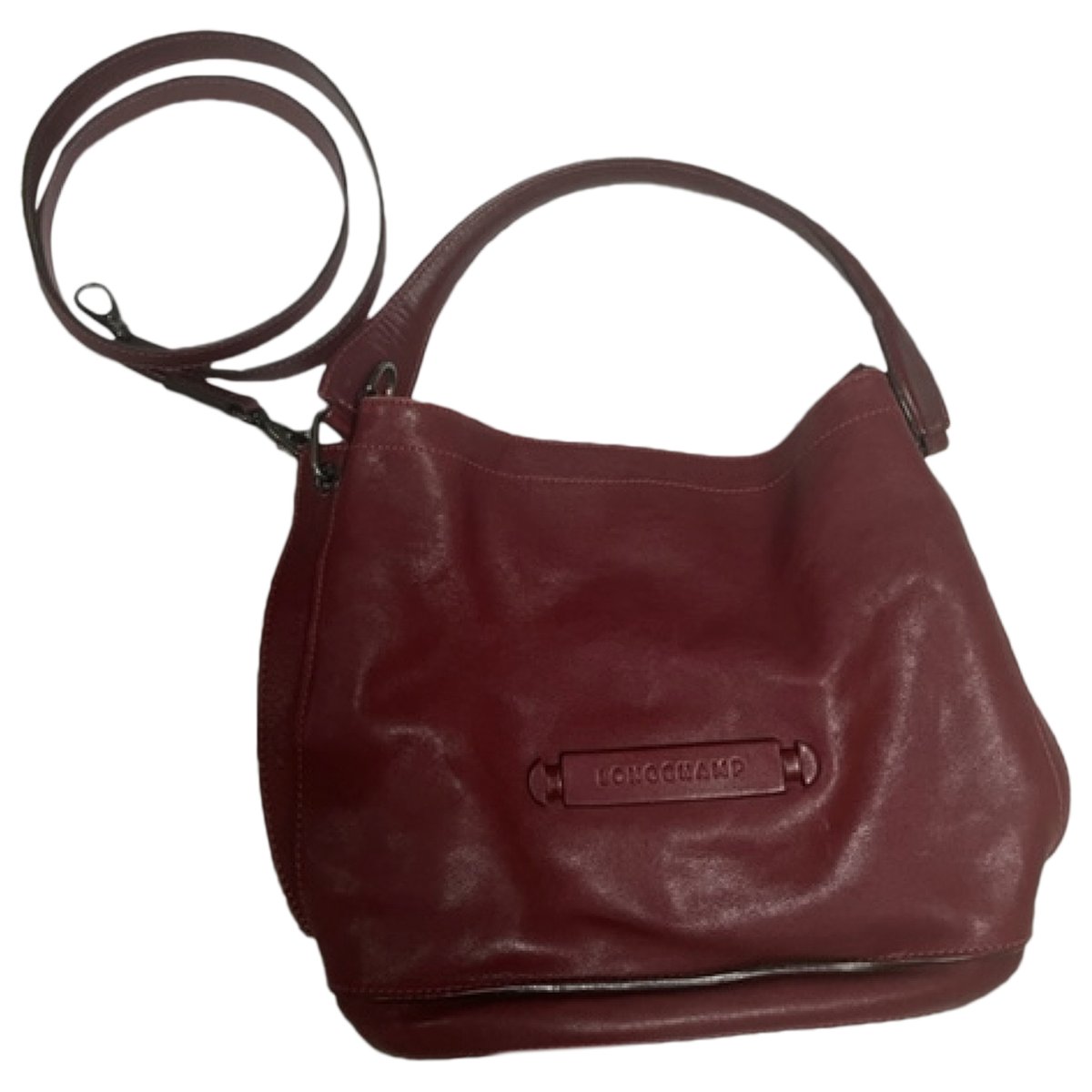3D leather handbag