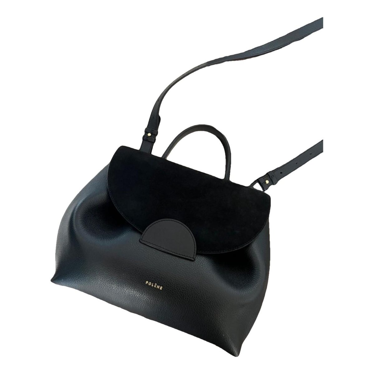 Numéro un leather crossbody bag