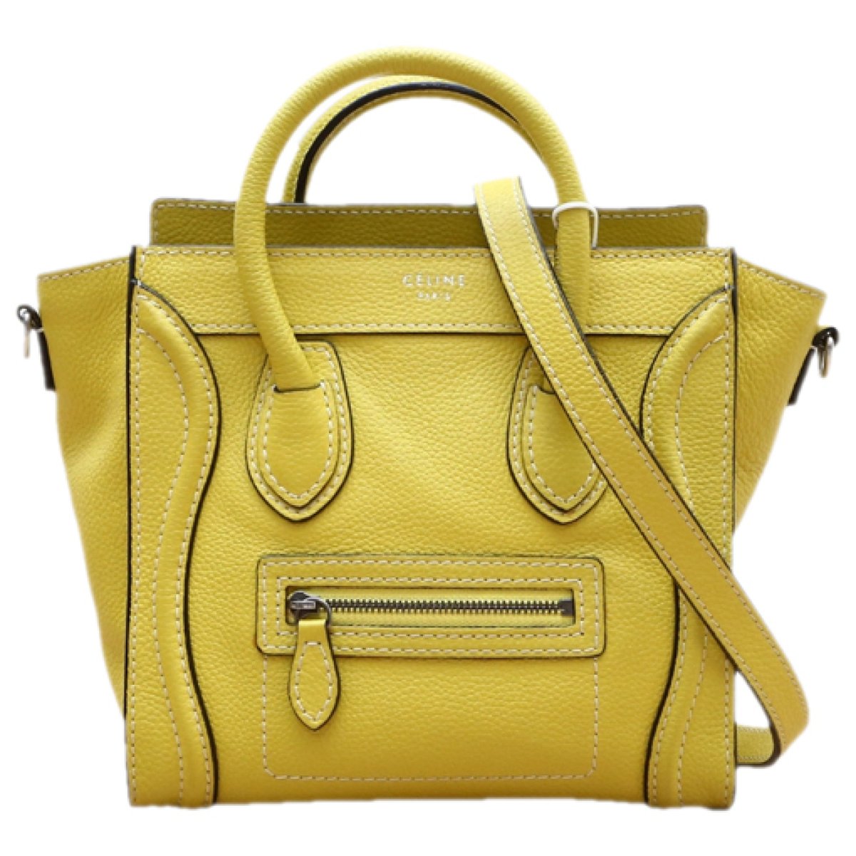 Nano Luggage leather crossbody bag